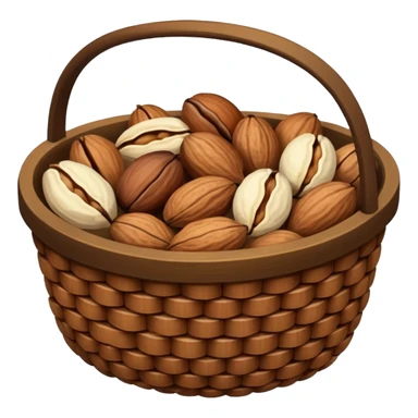 nut basket sticker
