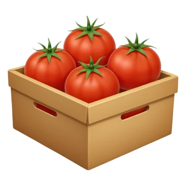 A box of tomatoes sticker