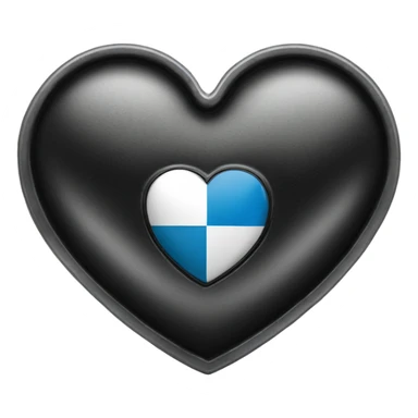 heart shaped bmw sticker