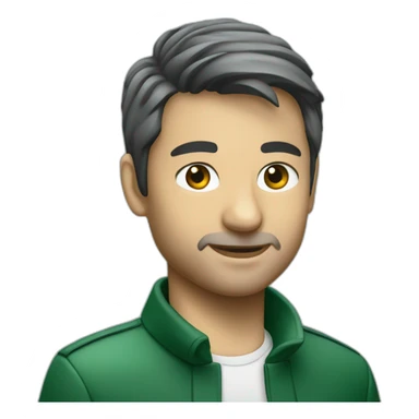 Porsche 911 dark green sticker