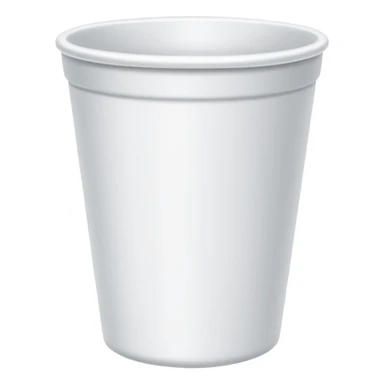 styrofoam cup no lid double cup sticker