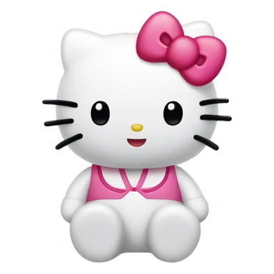 Hello kitty with a Grada sticker