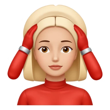 Queen Head massage sticker