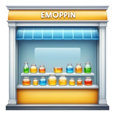 vitrine de magasin sticker