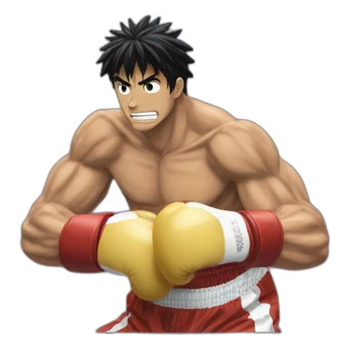 Hajime no ippo boxing  sticker