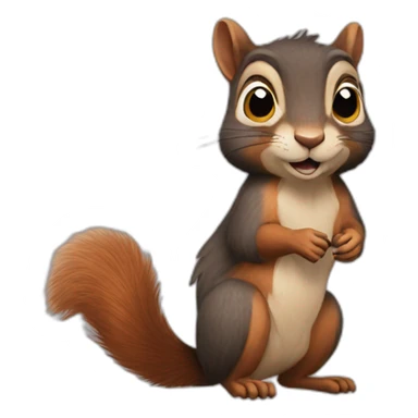 Harry Potter but he’s actually a squirrel sticker