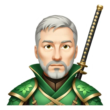 Emerald Samurai sticker