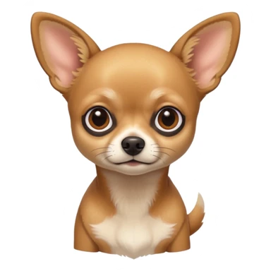 
 Sitting all tan deer-head chihuahua  sticker