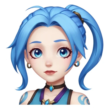 Jinx from League Of Legend sticker