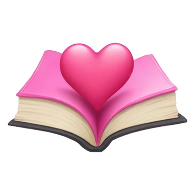 pink book with heart sticker