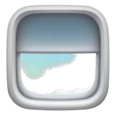 Light pink airplane window  sticker