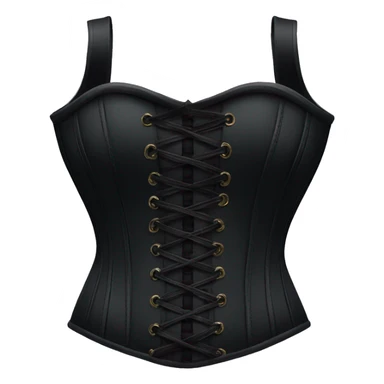 black corset sticker