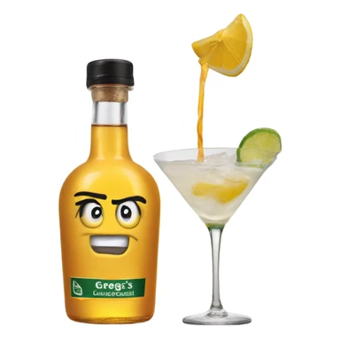 Gregg’s Bottled cocktail’s  sticker