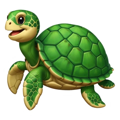Haz una tortuga, que esté haciendo voluntariado, sticker