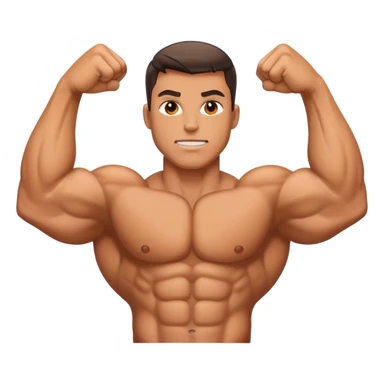 Big muscle sticker