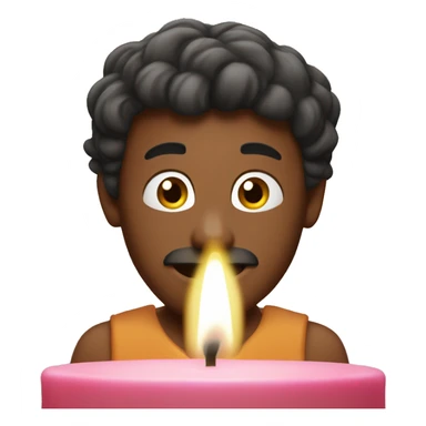 three wick candle sticker