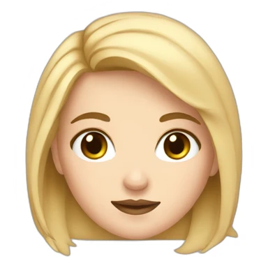 A gen-z white girl sticker