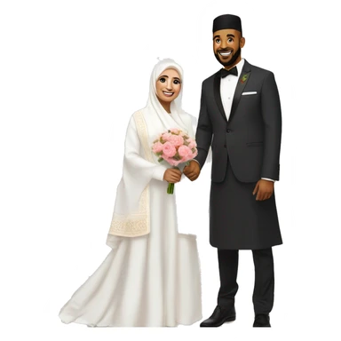 Wishing you both a lifetime of love, happiness, and togetherness. May Allah bless your union with endless joy, peace, and prosperity. 💖🌹 sticker