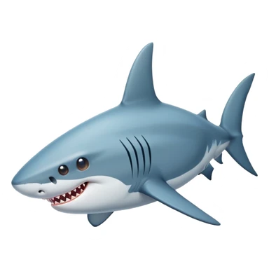 A Shark with 3  and ahora sticker