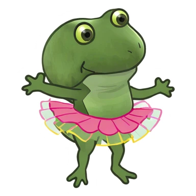 Tutu skirt sticker