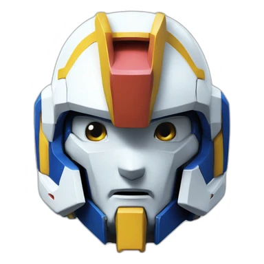 gundam head sticker