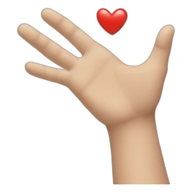 Cœur avec les mains  sticker