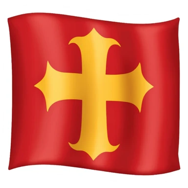 Bandera cruz de borgoña sticker