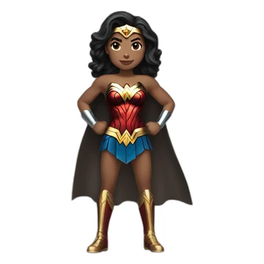 Wonder woman stands sticker
