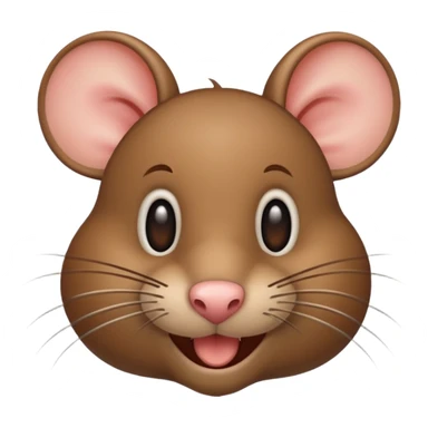 rat emoji that doesnt look like a mouse sticker