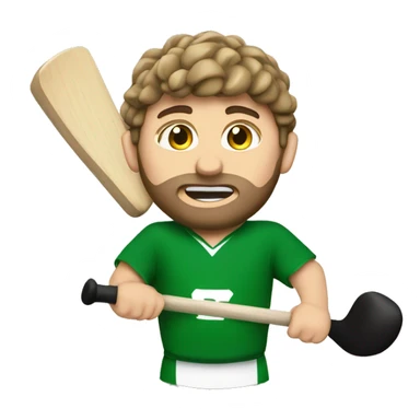 Hurling Irish sticker