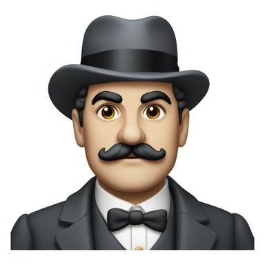 Hercule Poirot sticker