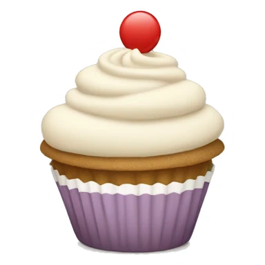 Cupcake in a bell sticker