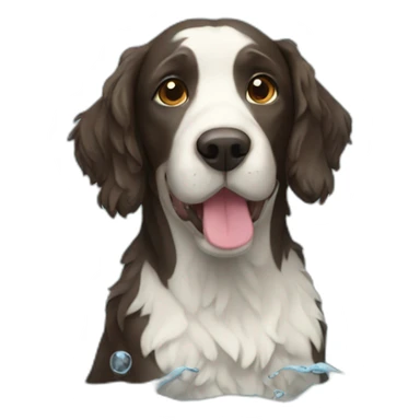 water dog sticker