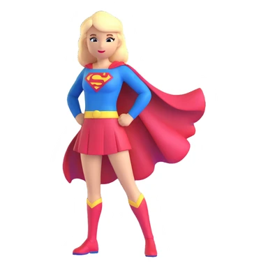 Supergirl from DC comics sticker