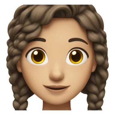 brunette pixie cut rapunzel  sticker