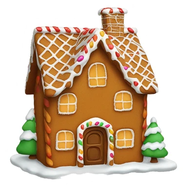 Ginger bread house sticker