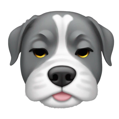 Grey Brindle sleeping sticker