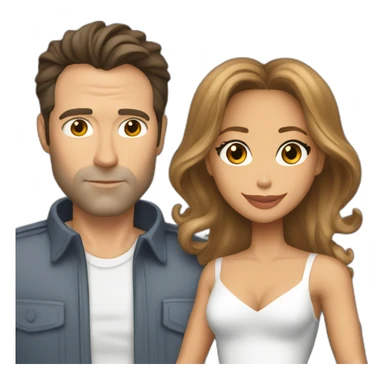 Jennifer Lopez and Ben affleck sticker