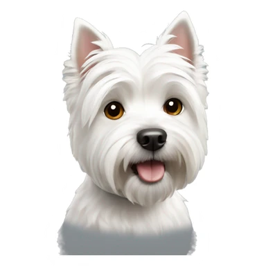 West highland white terrier sticker