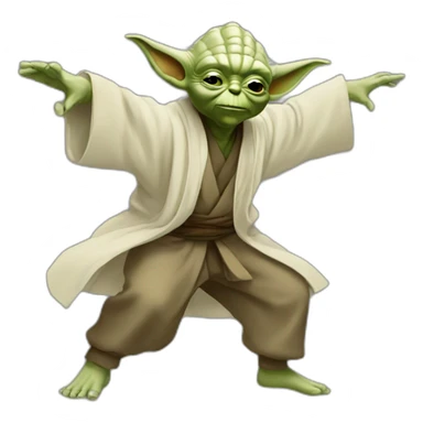 Yoda dance hiphop sticker