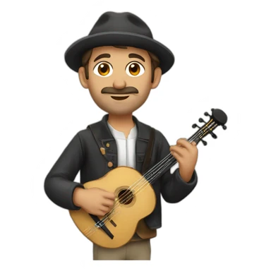 basque musicien sticker