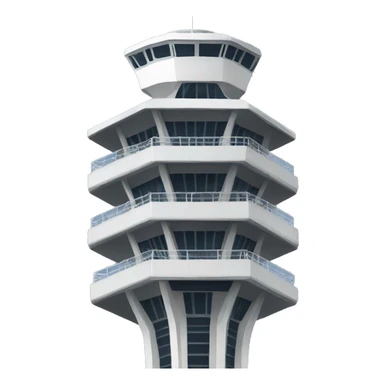 Airport tower sticker