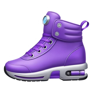 purple sneakers air compressor sticker