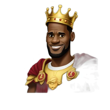King Lebron James sticker