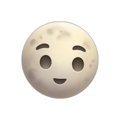Moon game icon sticker