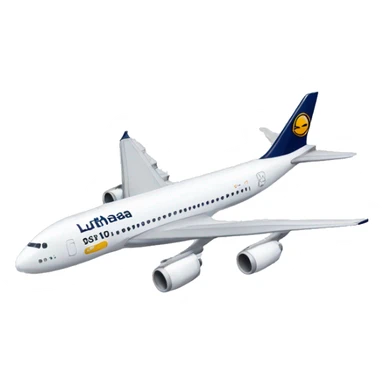 Lufthansa airplane sticker