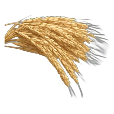 An oat grain sticker