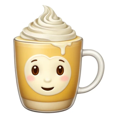 Pale lemon coffe Latte  sticker