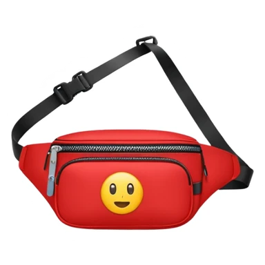 red waist bags sticker