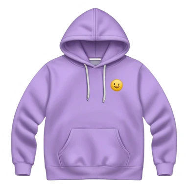 pastel purple hoodie flatlay  sticker